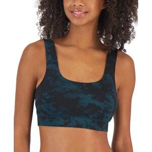 NWT Jenni Womens Square-Neck Bralette 100156657 Tiedye Green L